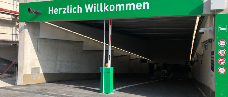 Neues Free Flow Parking-System ist in Betrieb gegangen