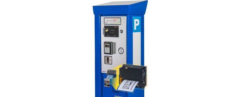 Platzsparender modularer Ticketdrucker
