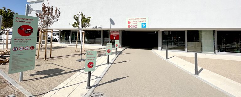 Schrankenloses Parkhaus in Nürtingen nimmt Betrieb auf