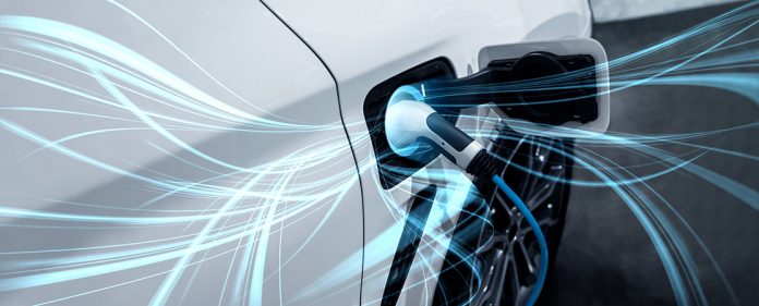 Ev,Charging,Station,For,Electric,Car,In,Concept,Of,Green
