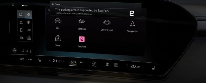Jetzt auch bei Audi: Parkgebühren aus dem Auto heraus bezahlen – © Arrive