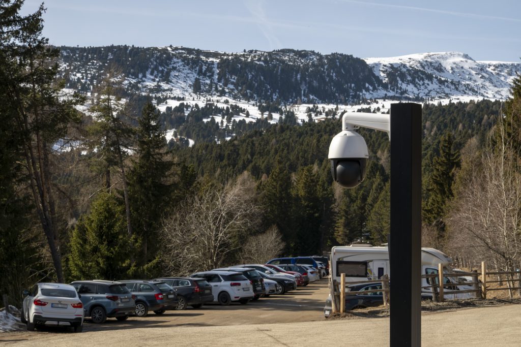 Open Data Hub: Über die Kamera generierte Parkplatzdaten ermöglichen neue Dienste. – © NOI Techpark/Daniele Fiorentino 